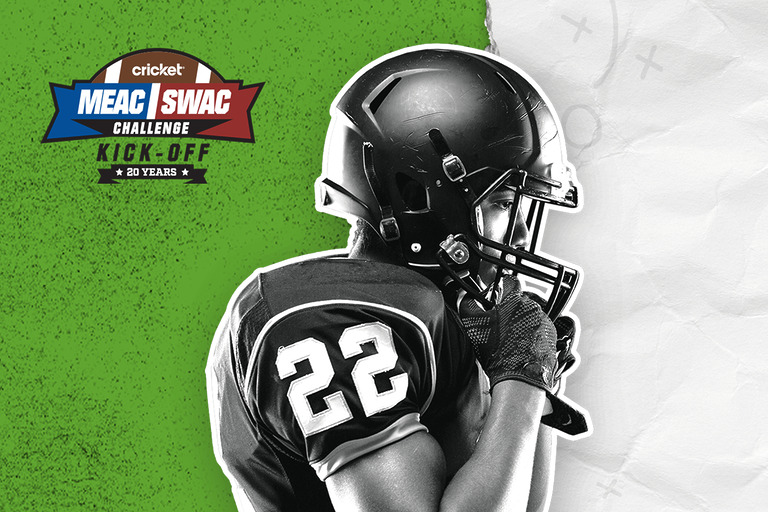 HBCU sweepstakes promo with football player