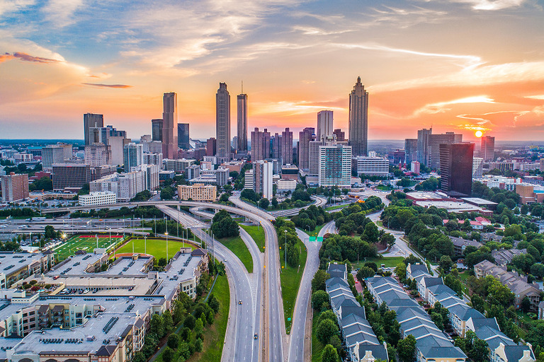 Atlanta city skyline