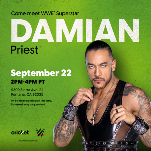 WWE Superstar Damian Priest appearance in Ontario